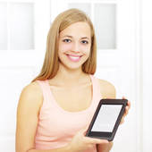 e reader and girl white background.jpg