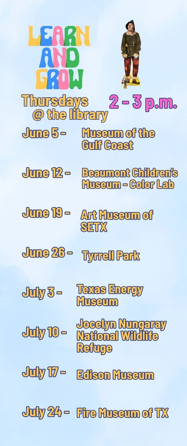 Learn and Grow: Edison Museum — Groves Public Library