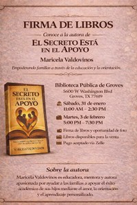 Local Author Book Signing  - Firma de Libros, Conoce a la autora