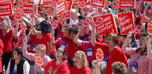 Librarians Rally